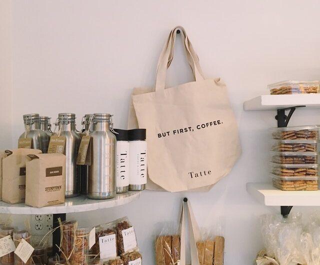 coffee tote bag merchandise